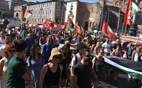 مؤيدون لفلسطين في إيطاليا