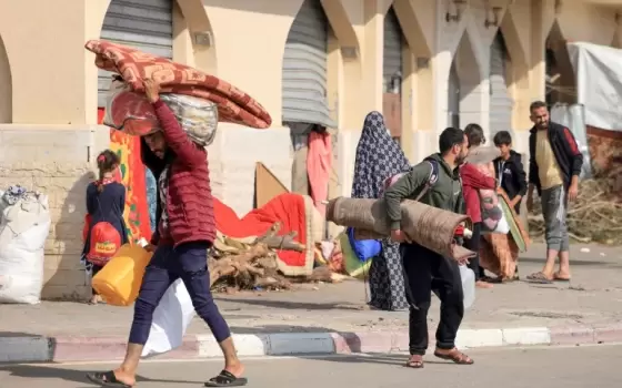 نازحين من غزة