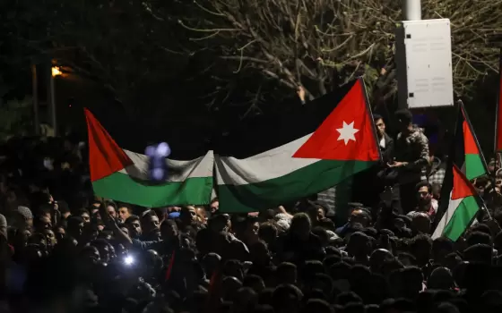 مسيرة جماهيرية في الأردن