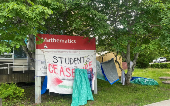 مخيم طلابي تضامني