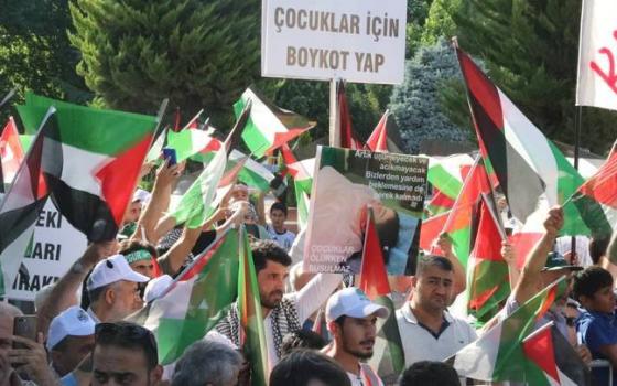 مظاهرة داعمة لفلسطين في ملاطية