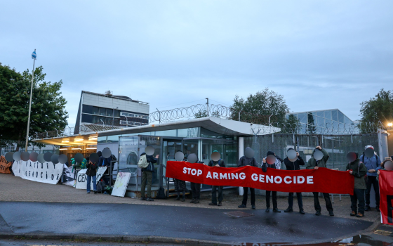 أنصار فلسطين يُحاصرون "تاليس" في غلاسكو