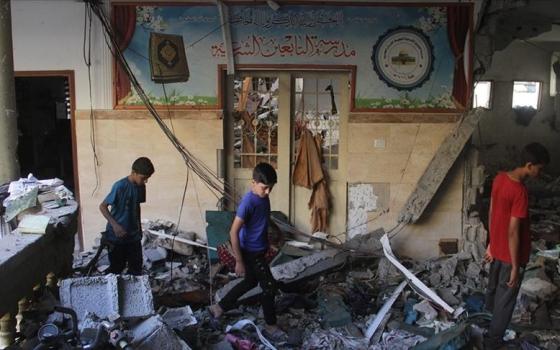 مباني مدمرة في قطاع غزة نتيجة القصف الإسرائيلي