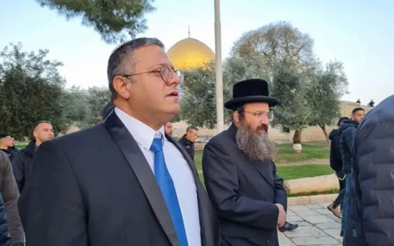 بن غفير في المسجد الأقصى