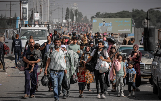 نزوح العائلات في غزة