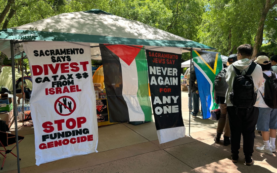 مخيم طلابي تضامني