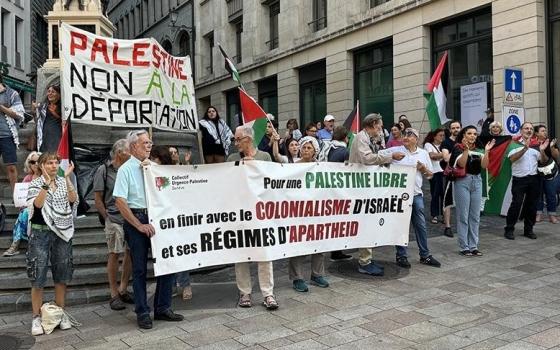 وقفة احتجاجية مناصرة لفلسطين في جنيف