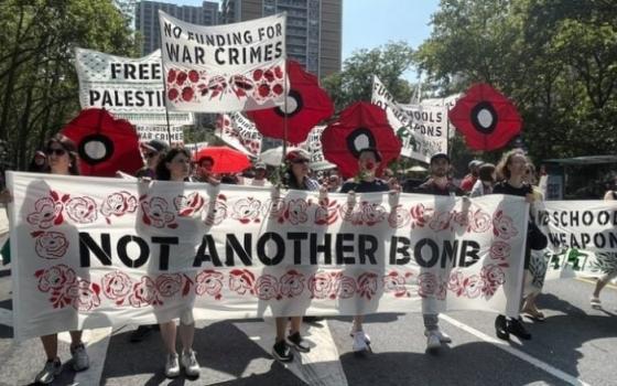 "لا قنبلة أخرى".. أنصار فلسطين يحاصرون مؤتمر الحزب الديمقراطي بشيكاغو