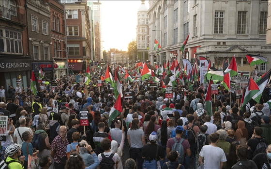 مظاهرة داعمة لفلسطين