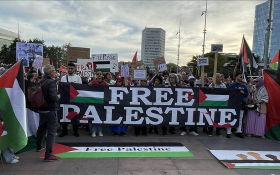 مظاهرة داعمة لفلسطين