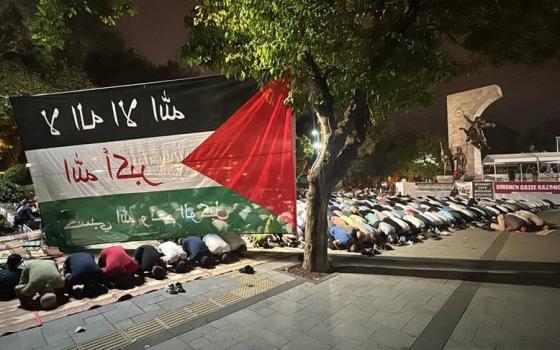 مظاهرة داعمة لفلسطين في إسطنبول