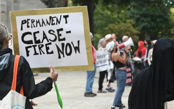 مظاهرة داعمة لفلسطين