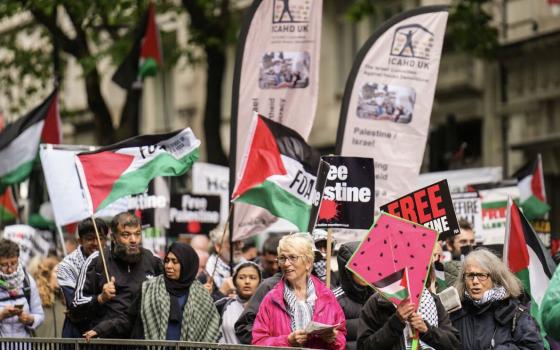 مظاهرة حاشدة داعمة لفلسطين في ليفربول