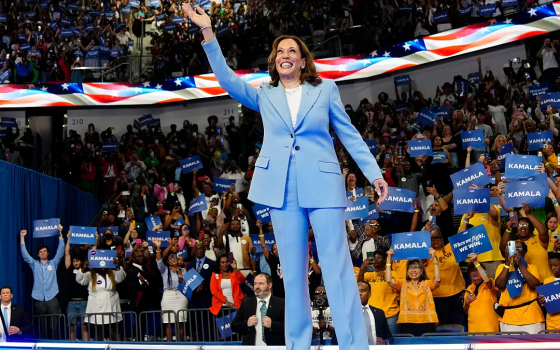كامالا هاريس- مرشحة الرئاسية الأمريكية