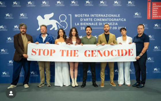 التضامن مع فلسطين في مهرجان فينيسيا السينمائي