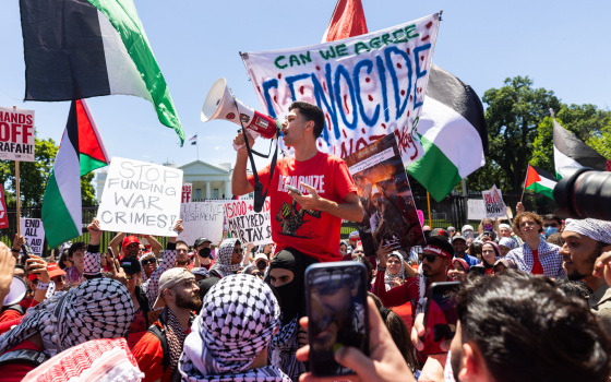 مظاهرة طلابية داعمة لفلسطين