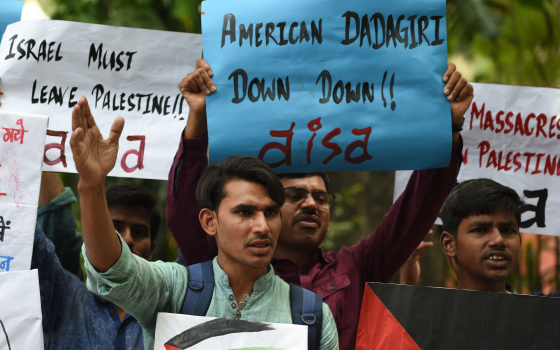تظاهرة مؤيدة لفلسطين في الهند