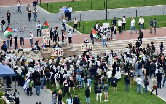 احتجاج في جامعة كولومبيا لسحب استثماراتها من الاحتلال
