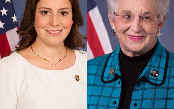 النائبتان في الكونغرس فيرجينيا فوكس وإليز ستيفانيك