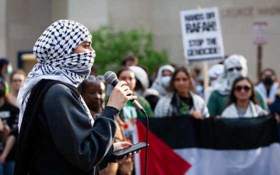 وقفة طلابية داعمة لفلسطين