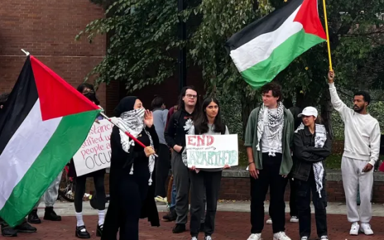 وقفة طلابية داعمة لفلسطين  