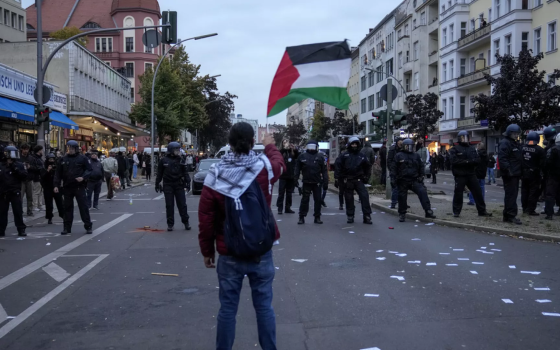 مظاهرة داعمة لفلسطين