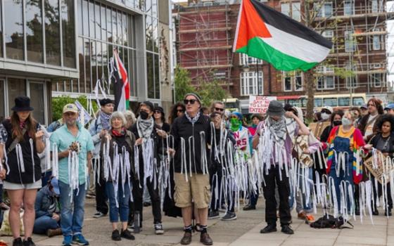 مسيرة مؤيدة لفلسطين
