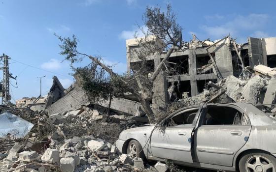 مباني مدمرة في قطاع غزة نتيجة القصف الإسرائيلي