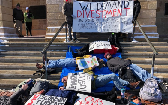 وقفة طلابية داعمة لفلسطين