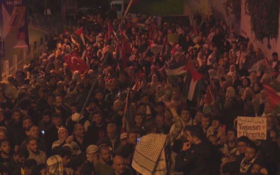 مظاهرة داعمة لفلسطين