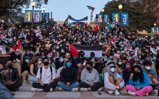 وقفة طلابية داعمة لفلسطين