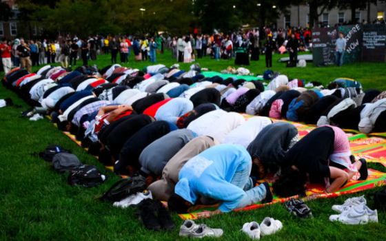 تحدوا محاولات منعهم.. طلاب ماريلاند ينظمون وقفة تضامنية مع شهداء فلسطين