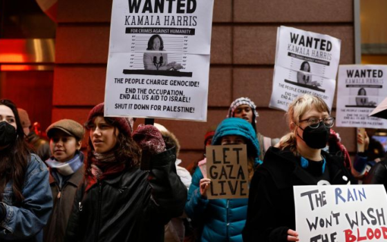 احتجاجات طلابية ضد زيارة هاريس في جامعة ويسكونسن