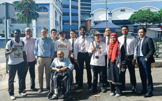 استجواب ثمانية أشخاص خلال احتجاج ضد كاتربيلر في ماليزيا