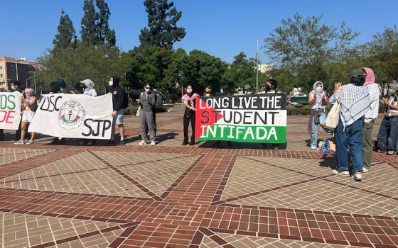 وقفة طلابية داعمة لفلسطين