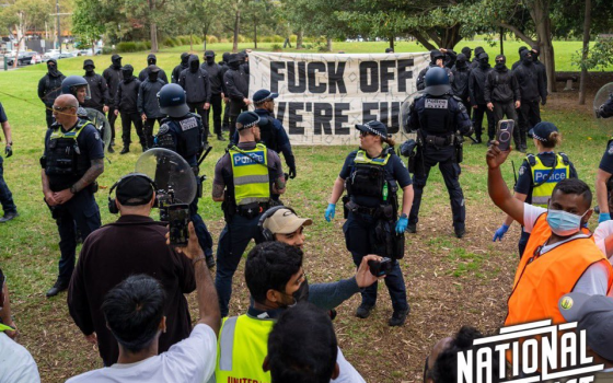 مظاهرة طلابية داعمة لفلسطين