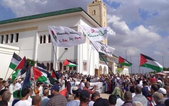 مظاهرة مؤيدة لفلسطين