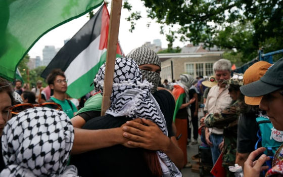 مظاهرة طلابية داعمة لفلسطين