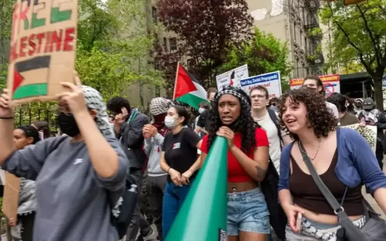 وقفة طلابية داعمة لفلسطين