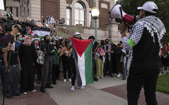 وقفة طلابية داعمة لفلسطين