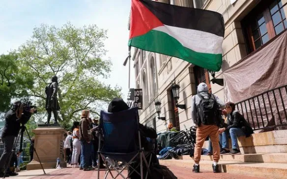 وقفة طلابية داعمة لفلسطين