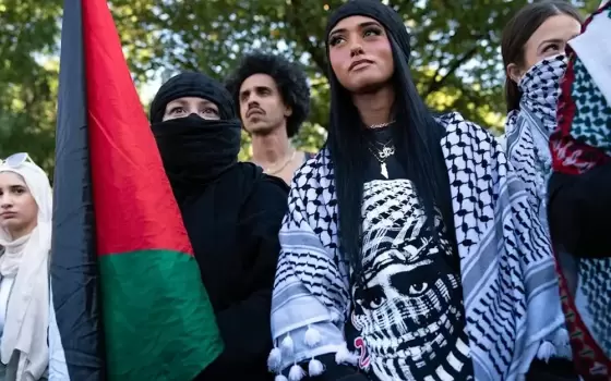 وقفة طلابية داعمة لفلسطين