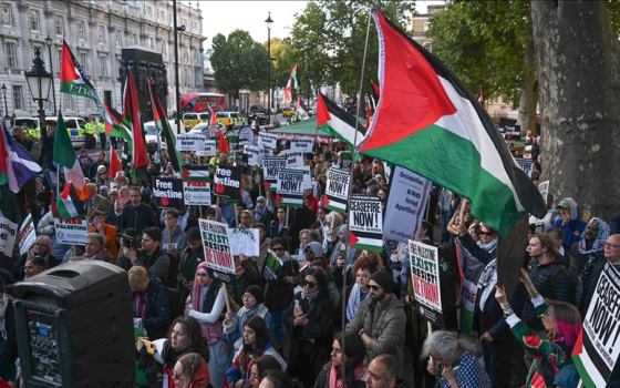 مظاهرة داعمة لفلسطين