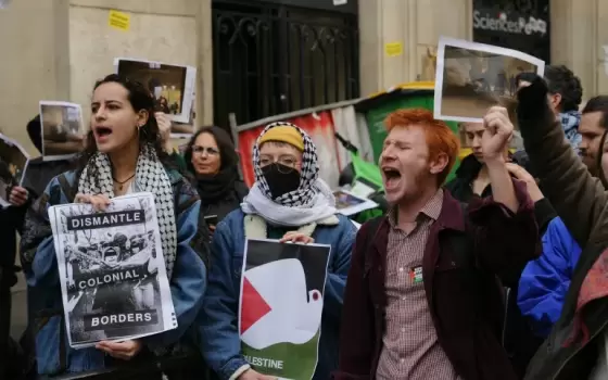 مظاهرة طلابية داعمة لفلسطين