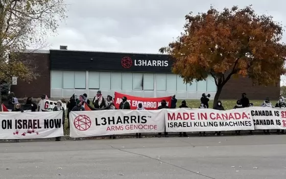 أنصار فلسطين يغلقون مصنع "L3 Harris " في تورونتو