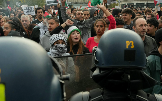 مظاهرة داعمة لفلسطين