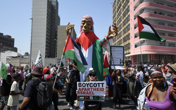 مظاهرة داعمة لفلسطين في كيب تاون