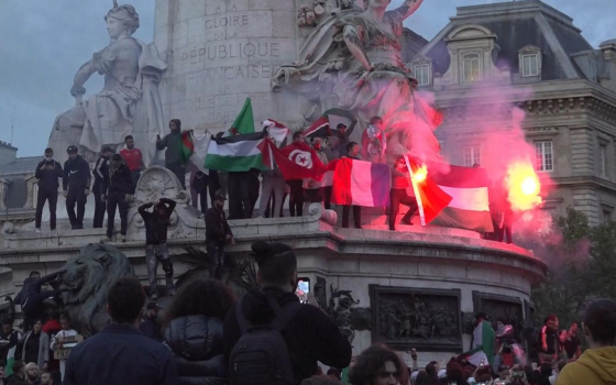 وقفة احتجاجية داعمة لفلسطين