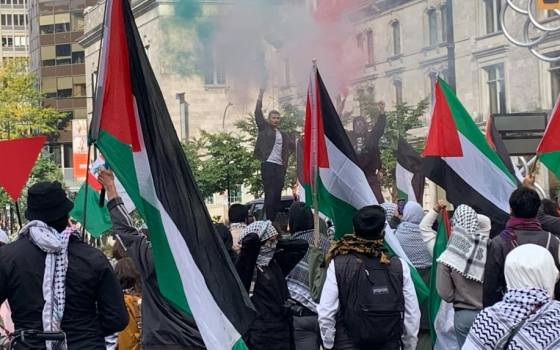 مسيرة داعمة لفلسطين