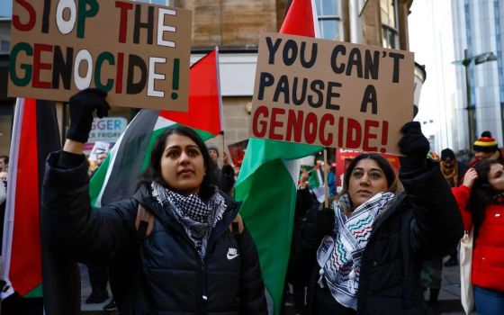 وقفة طلابية داعمة لفلسطين